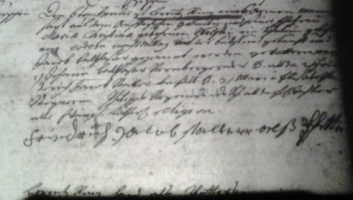 RING Jacob Balthasar Taufeintrag 1755 KB Pirmasens
